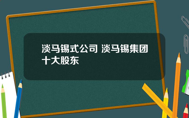 淡马锡式公司 淡马锡集团十大股东